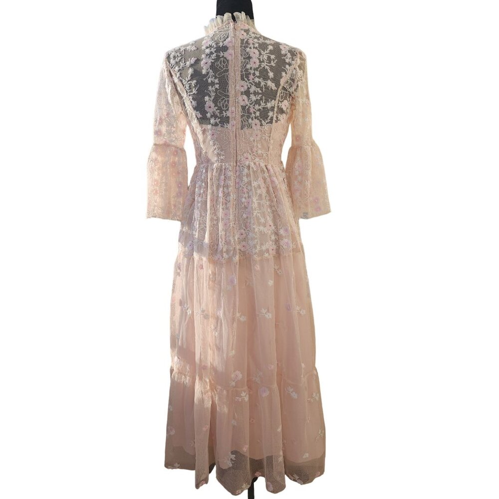 🐇Luxury Designer Couture Wedding Evening Cocktail Prom Party Runway Gown Dress - Picture 16 of 16